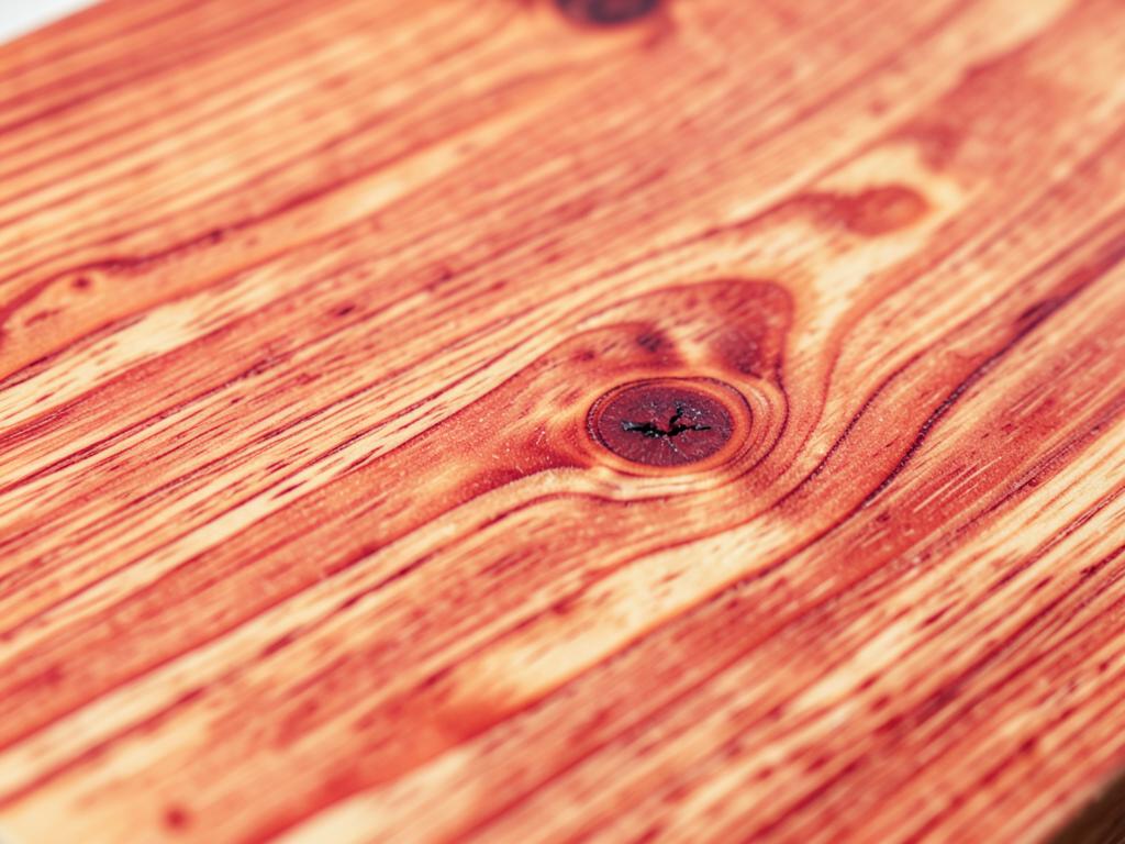 Close-up of Aromatic Cedar hardwood grain