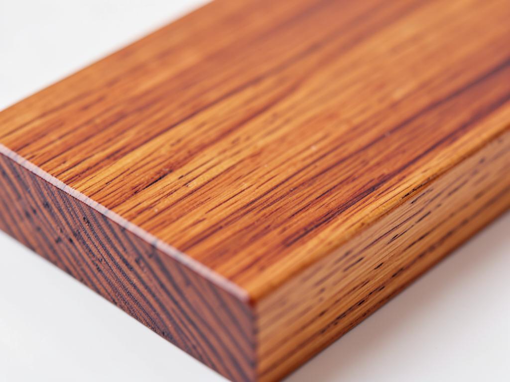 Close-up of Cherry hardwood grain