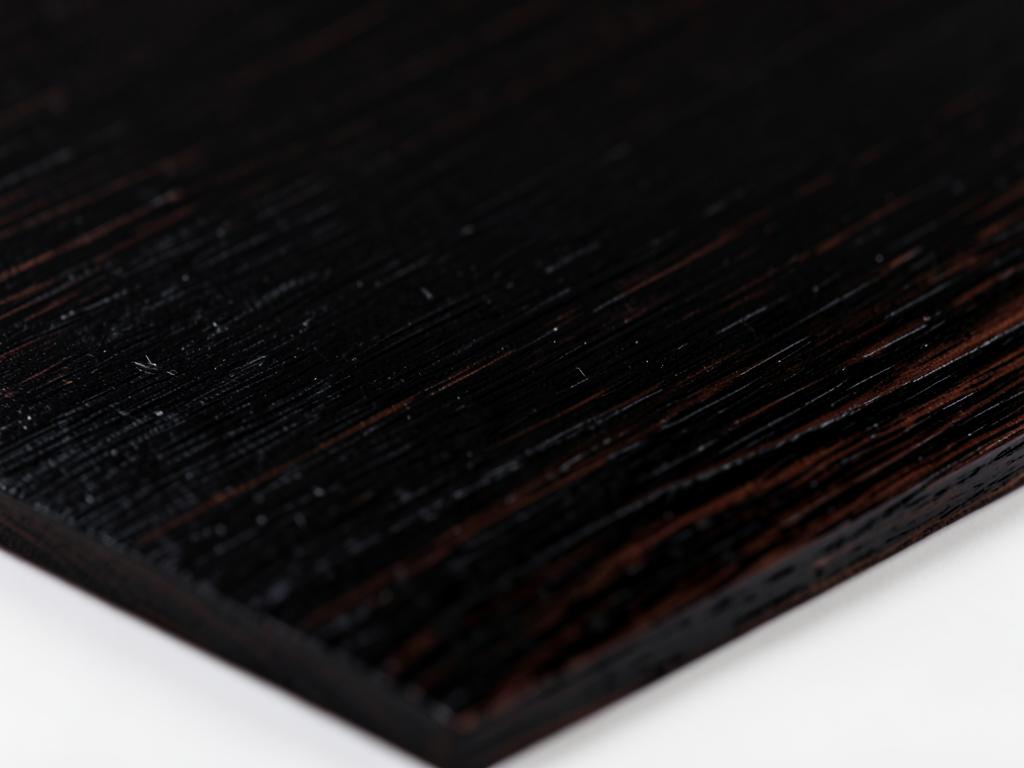 Close-up of Ebony hardwood grain