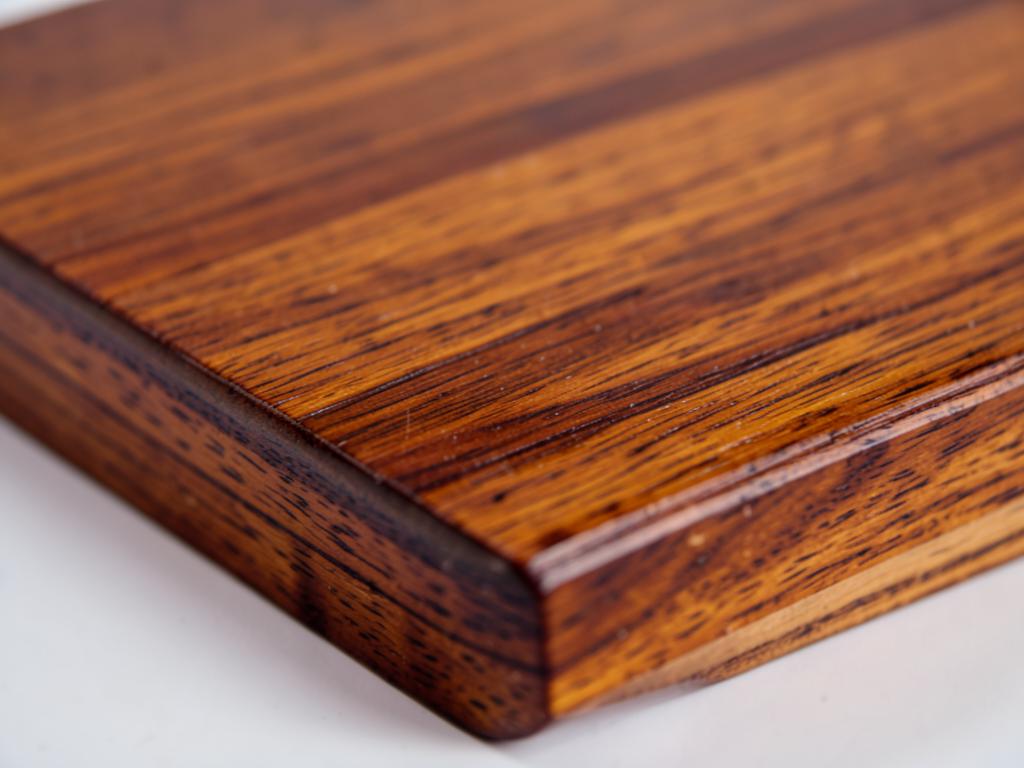 Close-up of Mahogany hardwood grain