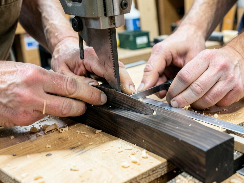 Bandsaw — step 9 of building the Counter Bread Box