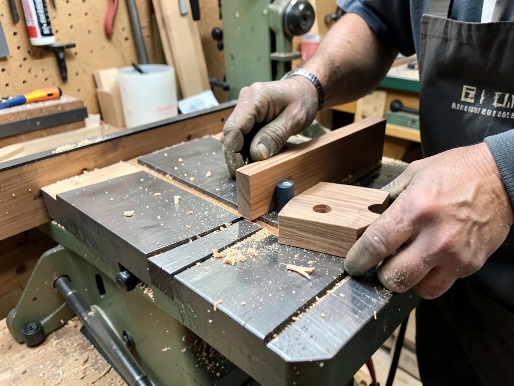 Crosscut sled — step 8 of building the Counter Bread Box