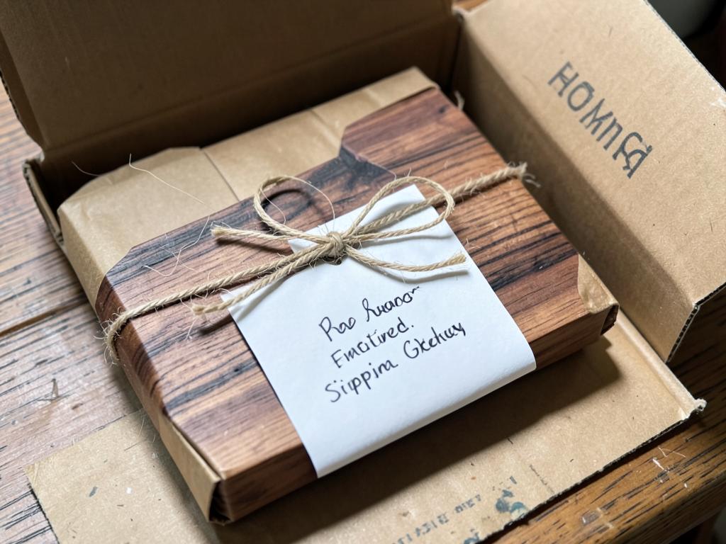 Packing table — step 24 of building the Counter Bread Box