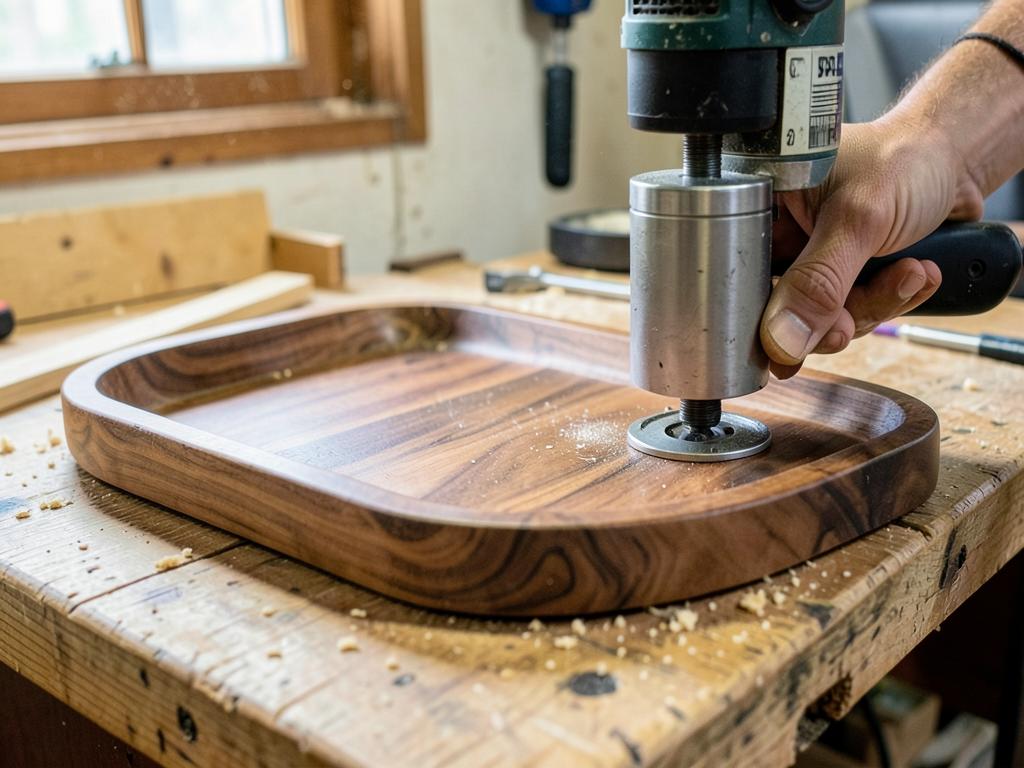 Router / trim router — step 15 of building the Counter Bread Box