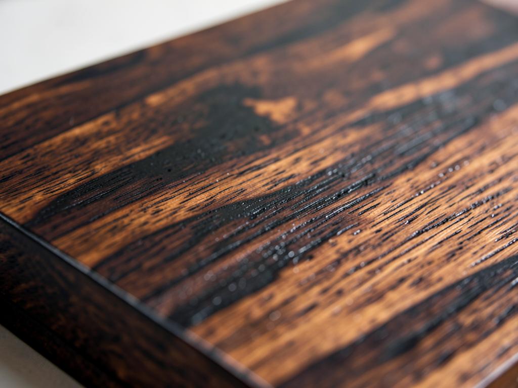 Close-up of Black Walnut hardwood grain
